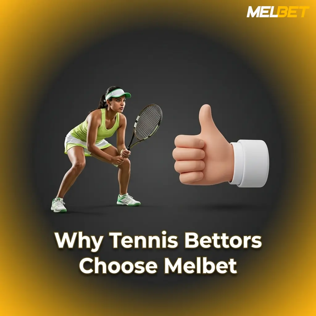 Melbet tennis betting platform showing live odds, ATP and WTA tournament coverage, and in-play options for Indian bettors