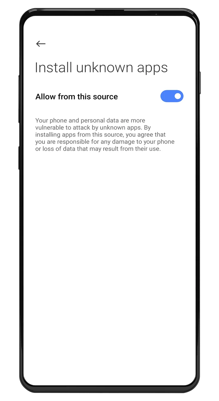 Set up your device before installing the Melbet app.