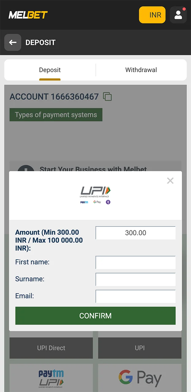 Making a deposit on the Melbet website is very straightforward and won’t take you long.